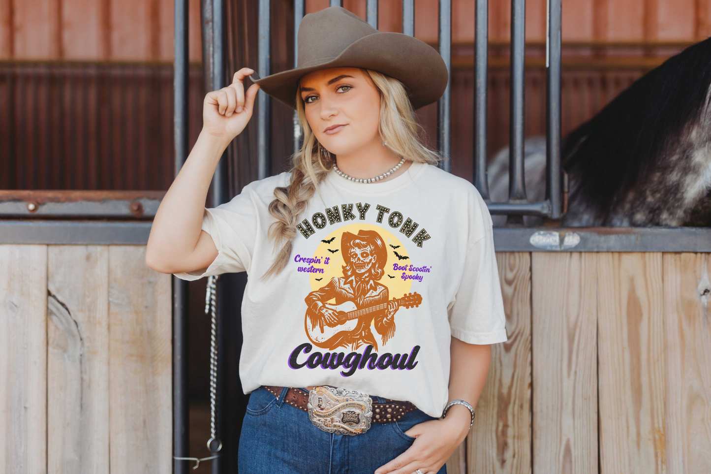 Honky Tonk Cowghoul Tee