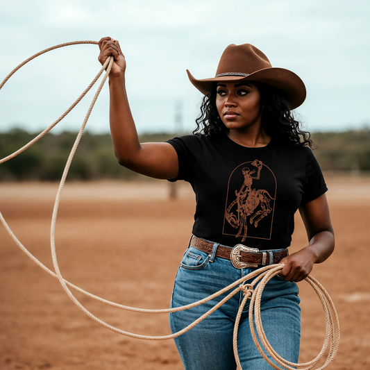 Bucking Skeleton Tee