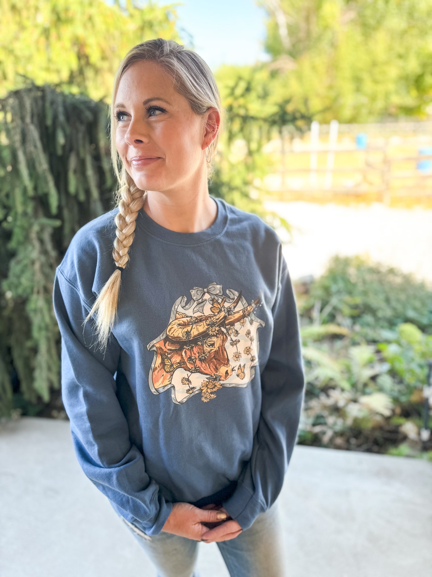 The Bull and Butterflies Sweatshirt