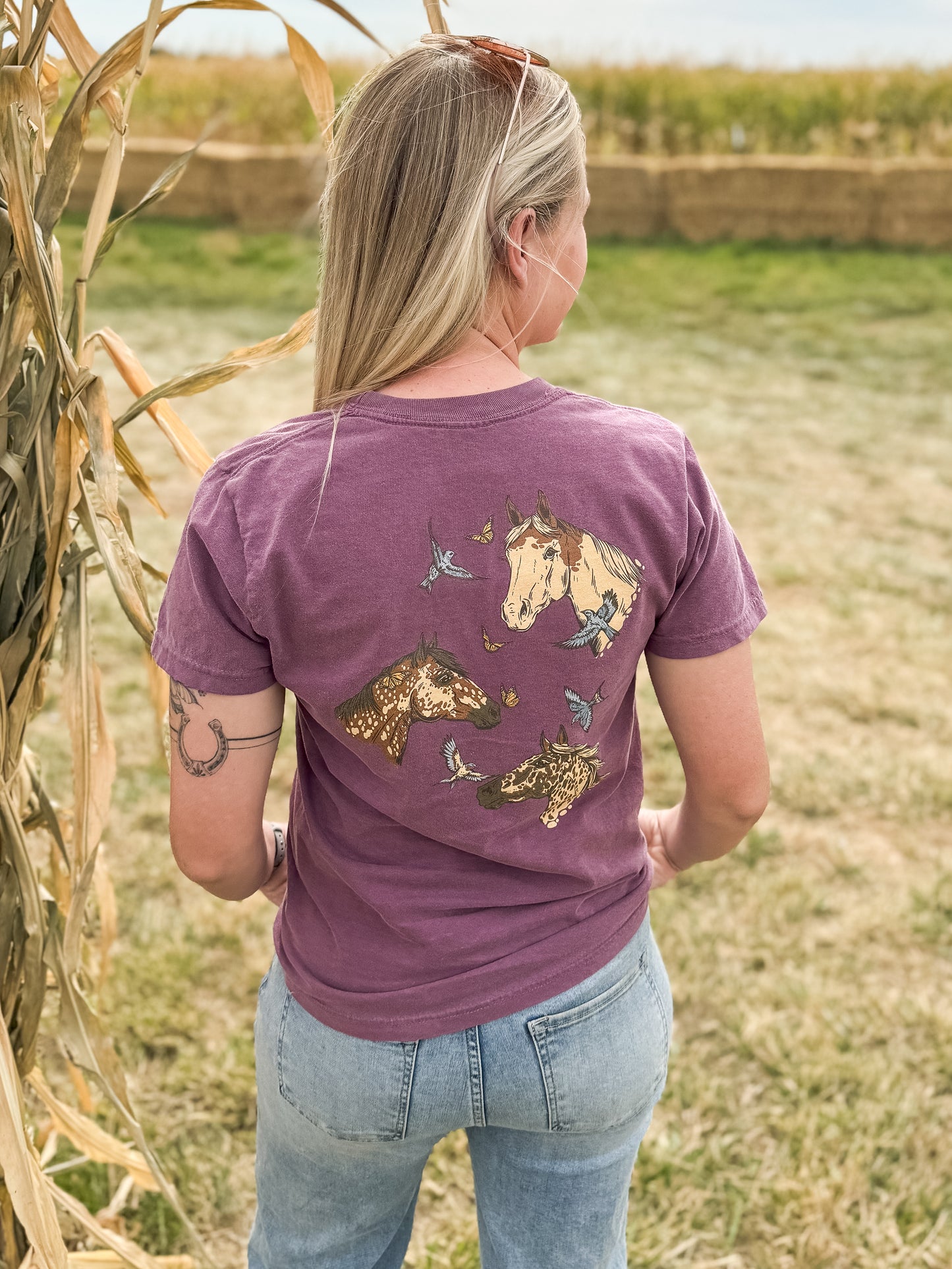 Three Horses Tee